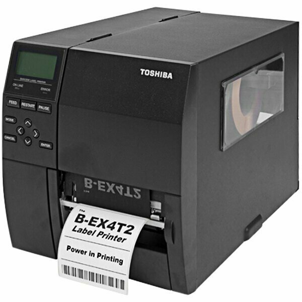 Toshiba BEX4D2 4'' 200 DPI Direct Thermal Barcode Printer - Ethernet/USB/Serial Interface 105BEX4D2GSM